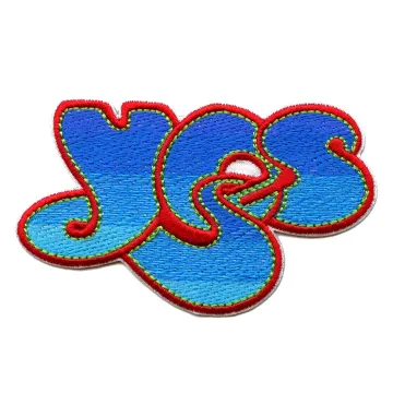 Yes Patch Fade Band Logo Embroidered Iron On