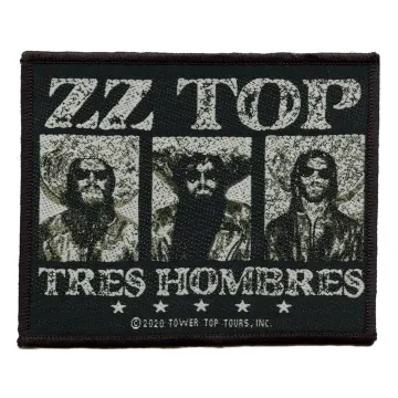ZZ Top Tres Hombres Patch Classic Rock Band Woven Sew On