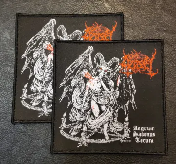 AZAZEL "Aegrum Satanas Tecum" Official patch (black border)