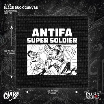 Antifa Super Soldier - Patch (6x6)