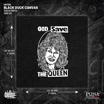 God Save The Queen Dolly Parton - Patch (6x6)