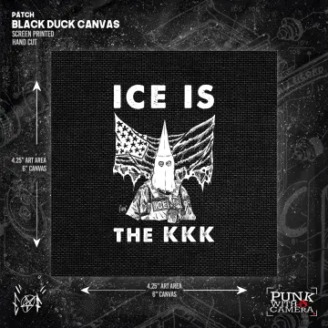 Ice Is The KKK - Patch (6x6)