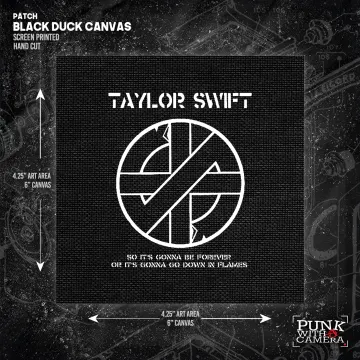 Taylor Swift // Crass Go Down In Flames - Patch (6x6)