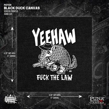 Yeehaw Fuck The Law - Gun - Patch (6x6)