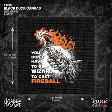 You Don't Have To Be A Wizard To Cast Fireball  - Patch (6x6)