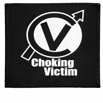 Choking Victim Cloth Patch