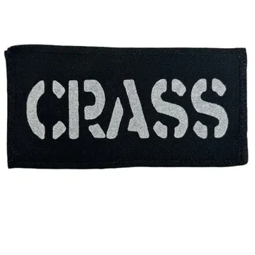 Crass Logo Black Cloth Patch