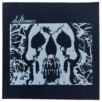 Deftones Skull Cloth Patch
