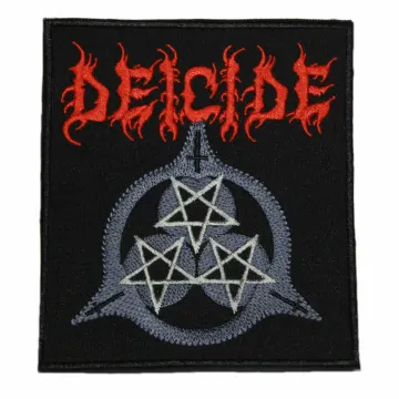 Deicide 3 Star Embroidered Patch