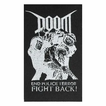 Doom End Police Terror Cloth Patch