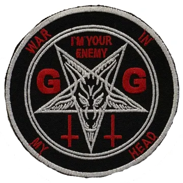 GG Allin Pentagram Embroidered Patch