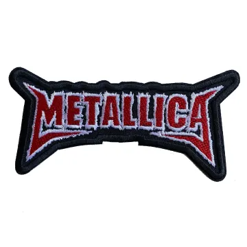 Metallica Red Logo Embroidered Patch