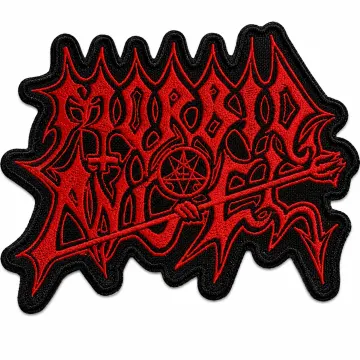 Morbid Angel Red Logo Embroidered Patch