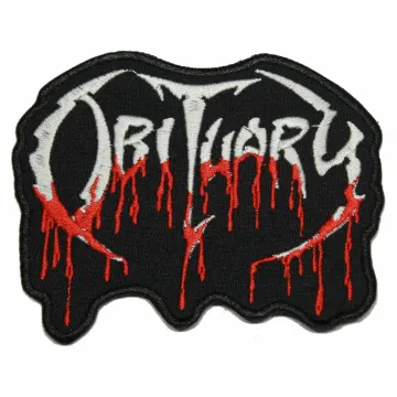Obituary Logo Embroidered Patch