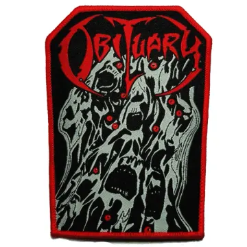 Obituary Cause of Death Embroidered Patch