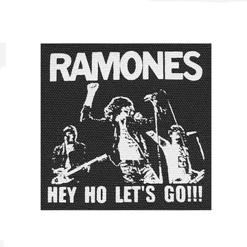 Ramones Hey Ho Lets Go Cloth Patch