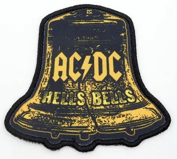 AC/DC - 'Hells Bells' Shaped Printed Patch