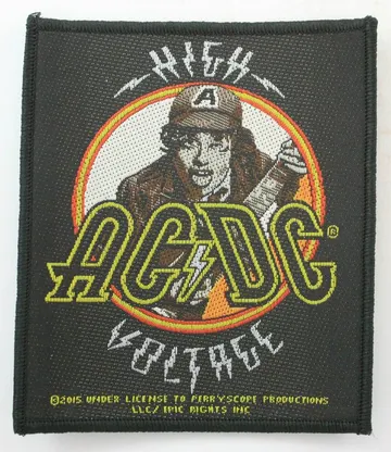 AC/DC - 'High Voltage Angus' Woven Patch