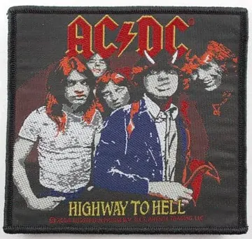 AC/DC - 'Highway to Hell' Woven Patch