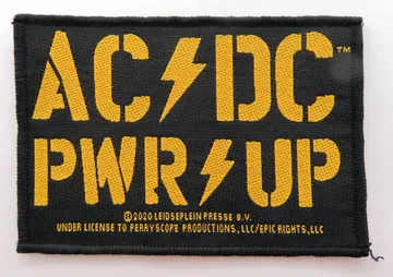 AC/DC - 'Pwr Up' Woven Patch