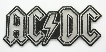 AC/DC - 'Silver Logo' Embroidered Patch