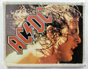 AC/DC - 'Angus on Stage Close-Up' Sew-on Photo Patch