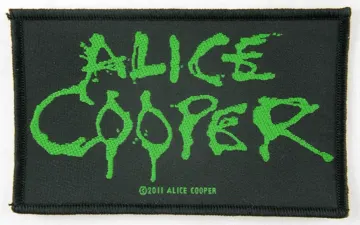 Alice Cooper - 'Green Logo' Woven Patch