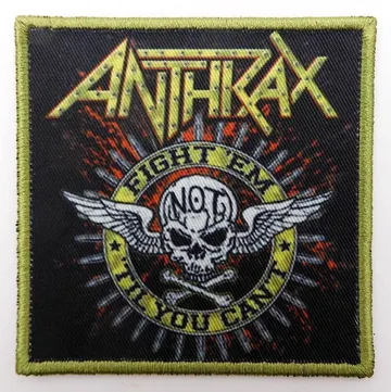 Anthrax - 'Fight 'em 'til You Can't' Printed Patch