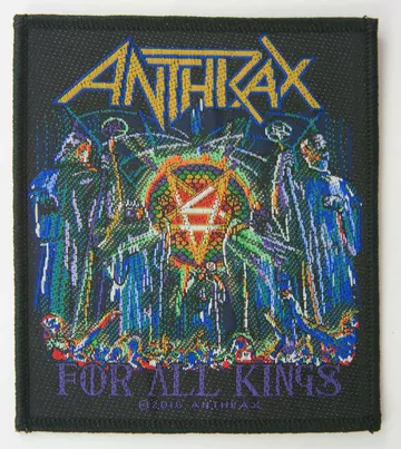 Anthrax - 'For All Kings' Woven Patch