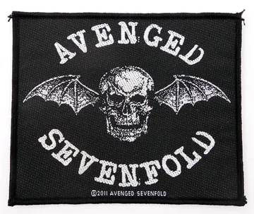 Avenged Sevenfold - 'Deathbat' Woven Patch