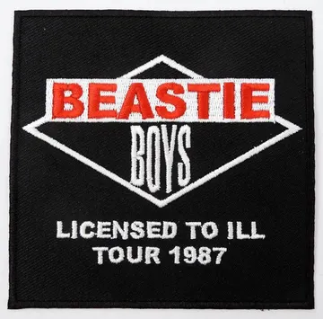 Beastie Boys - 'Licensed to Ill Tour 1987' Sew-on Embroidered Patch
