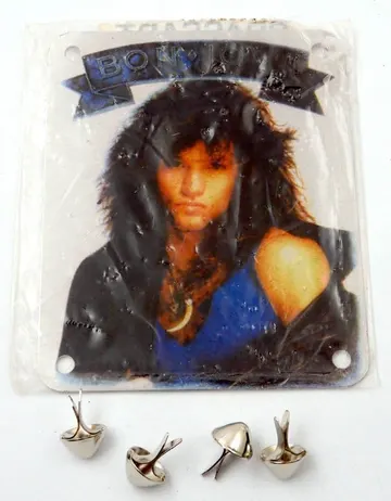 Bon Jovi - 'Jon Bon Jovi' Brassart Metal Patch