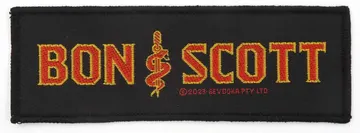 Bon Scott - 'Logo' Woven Patch (AC/DC)