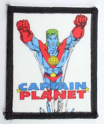 Captain Planet - Printed Patch