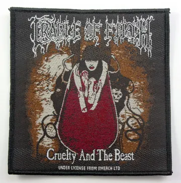 Cradle of Filth - 'Cruelty and the Beast' Woven Patch