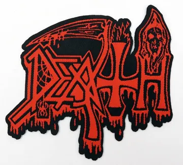 Death - 'Logo Cut Out' Woven Patch