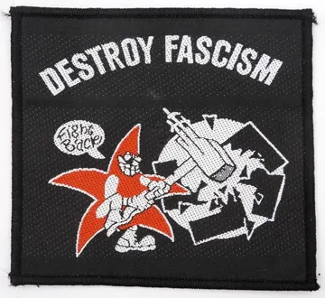 Destroy Fascism - Woven Patch