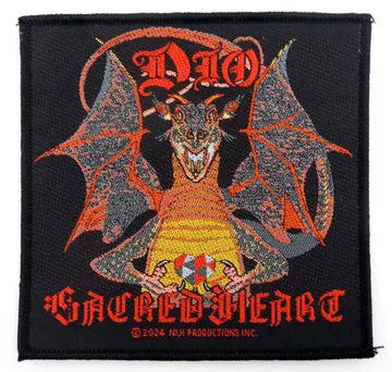 Dio - 'Sacred Heart' Woven Patch