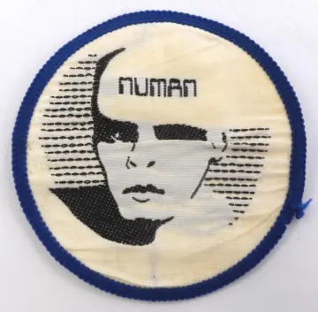 Gary Numan - 'Face' Vintage Woven Patch