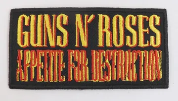 Guns N'Roses - 'Appetite For Destruction' Sew-on Embroidered Patch
