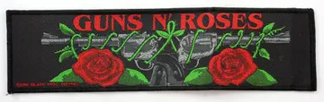 Guns N'Roses - 'Roses and Guns' Woven Strip Patch