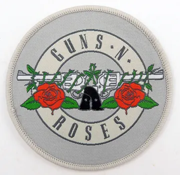 Guns N'Roses - 'Silver Logo' Woven Patch