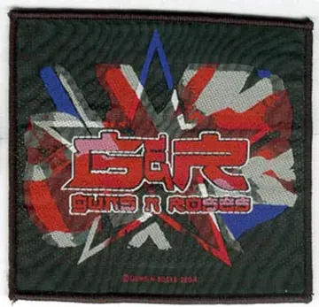 Guns N'Roses - 'UK Star' Woven Patch