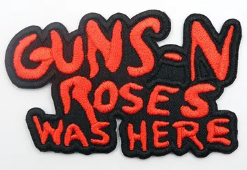 Guns N'Roses - 'Was Here' Embroidered Patch