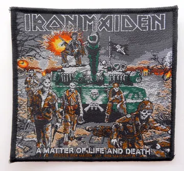 Iron Maiden - 'A Matter of Life and Death' Woven Patch