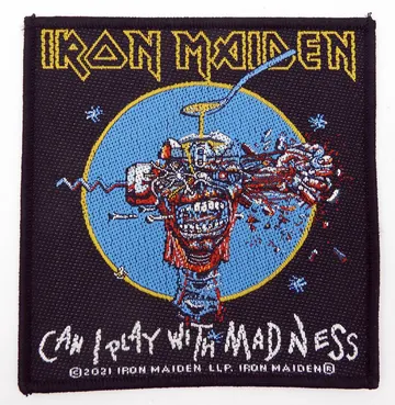 Iron Maiden - 'Can I Play With Madness' Woven Patch