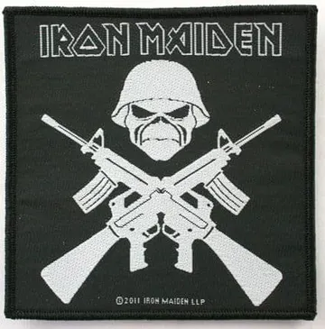 Iron Maiden - 'Crossed Guns' Woven Patch