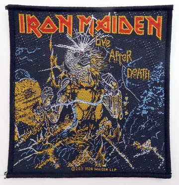 Iron Maiden - 'Live After Death' Woven Patch