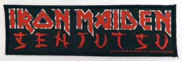 Iron Maiden - 'Senjutsu' Woven Strip Patch