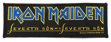 Iron Maiden - 'Seventh Son of a Seventh Son' Woven Strip Patch